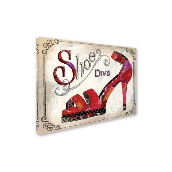 Fiona Stokes-Gilbert 'Shoe Diva' Canvas Art,24x32